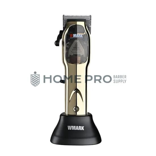 Máquina de Cortar Cabelo Profissional Wmark NG-9002 Cor Dourada