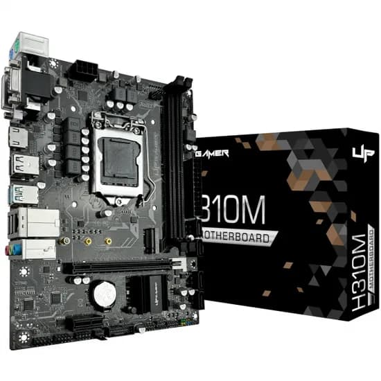 Placa Mãe Up Gamer H310M, Intel LGA 1151, M-ATX, DDR4, M.2 Nvme, UP-H310M