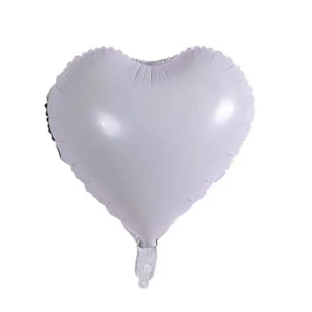 Balao para Festas Coracao YSBLH76 Branco