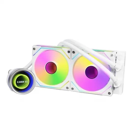 Water Cooler Cpu Lian Li Ga II Trinity SL-240 GA2T24INW Liquid, Argb, Branco, 240MM, Intel 115X/1200/1700, AMD AM4/AM5