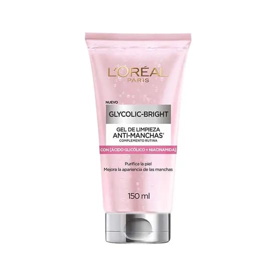 Gel Limpiador L'Oréal Glycolic-Bright Anti-Manchas 150ML