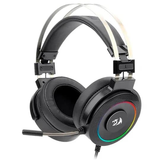 Fone USB Redragon H320RGB-1 LAMIA2 c/Suporte H320-RGB-1