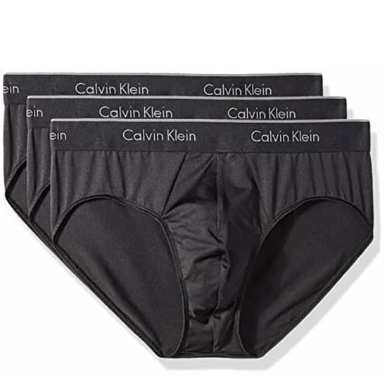 Cueca Calvin Klein Masculino NB1291-001 s - Preto - 3 Peças