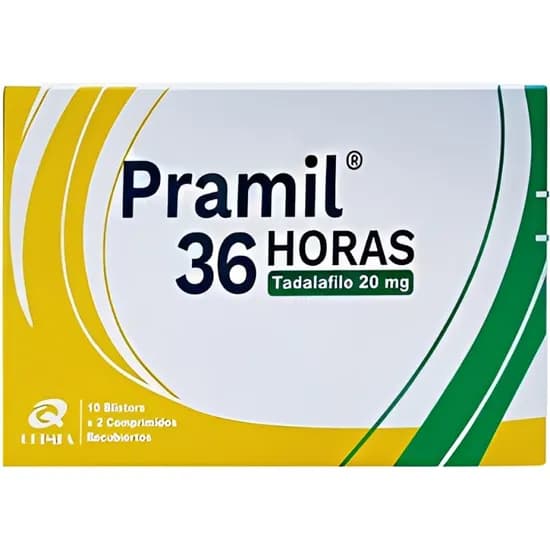Med. Pramil 36H Tadalafilo 20MG Blister X 2 Comp