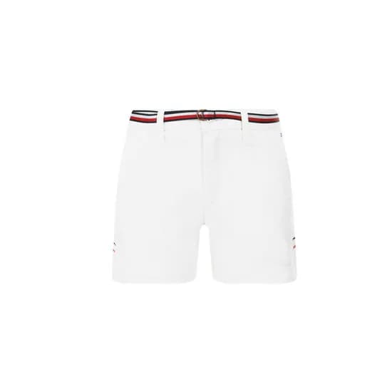 Short Tommy Hilfiger Feminina KG0KG03420-123 14- Branco