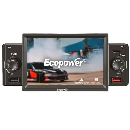 Radio Car Ecopower EP-8748 Bluetooth USB 5"