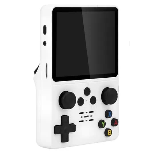 Consola Game Portatil Gameboy Switch R35S / Recarregável / PS1/ PS2/ PSP / 3.5" / 1GB - Branco