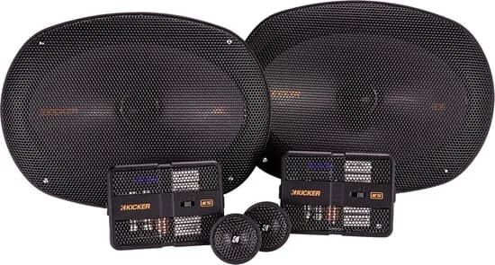 Kit Subwoofer Kicker 6 X 9" +Tweeter 1.25" 47KSS6904 - 300WATTS (Caixa Feia)