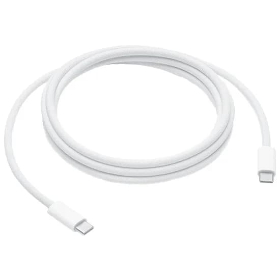 Cabo Apple MU2G3AM/A - USB-C / USB-C - 2 Metros - Nylon Traçado - Branco