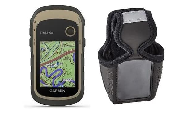 GPS Garmin Etrex 32X 010-02257-03 Portátil Tela Colorida Mapas Altímetro Barométrico + Capa Protetora c/Clip