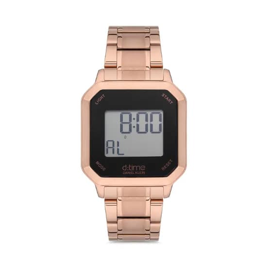 Relógio Digital Masculino Daniel Klein D:Time DK.1.12636-2 - Rosa Ouro