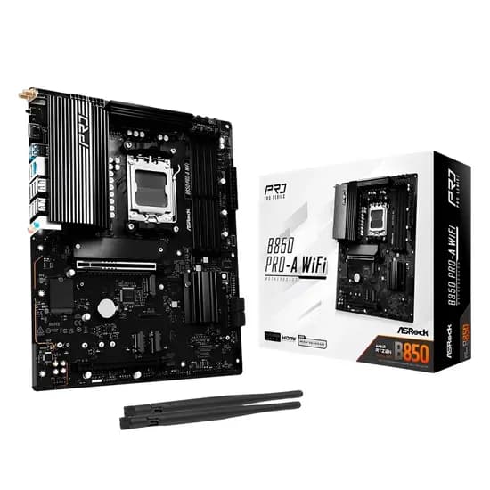 Placa Mãe Asrock B850 Pro-A DDR5 Socket AM5 Chipset AMD B850 ATX