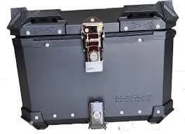 Bau Traseiro Top Case Em Aluminio para Motocicleta LS2 45 Litros Preto