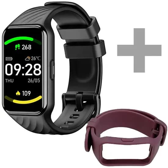 Relógio Blackview R10 com Bluetooth - Preto + Pulseira