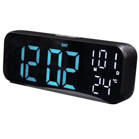 Relogio de Parede Satellite Digital AC-T6852 - Blue