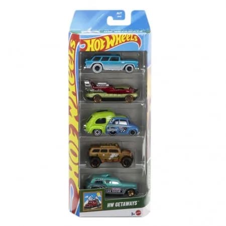 Hot Wheels HW Flames 5 Pack Geta Ways JBJ77