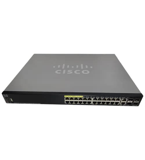 Switch 24P Cisco SG550X-24P-K9-Na 24P Giga Poe 2X10G SFP+
