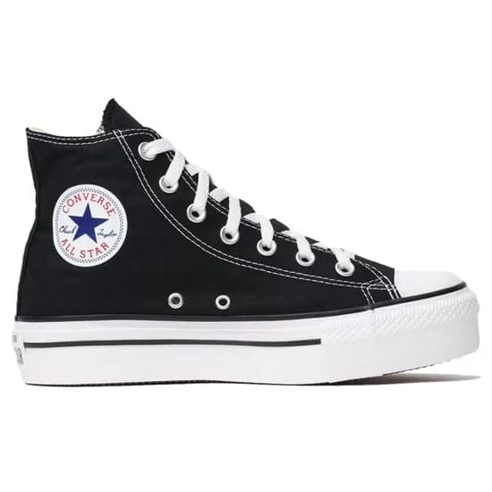 Calzado Converse All Star Hi Plataforma Tela Negro N52 Cod:CT04940001