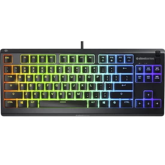 Teclado Gamer Steelseries Apex 3 TKL RGB - Preto (Inglês)