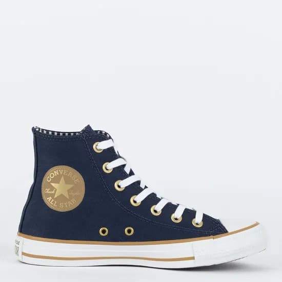 Calzado Converse All Star Play On Fashion Hi Azul