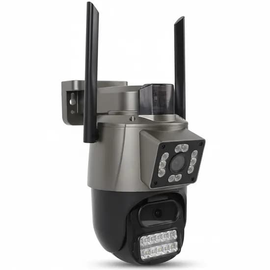 Câmera IP Abc A3058 Pro Dome Wifi HFD 9MP/8K - Cinza