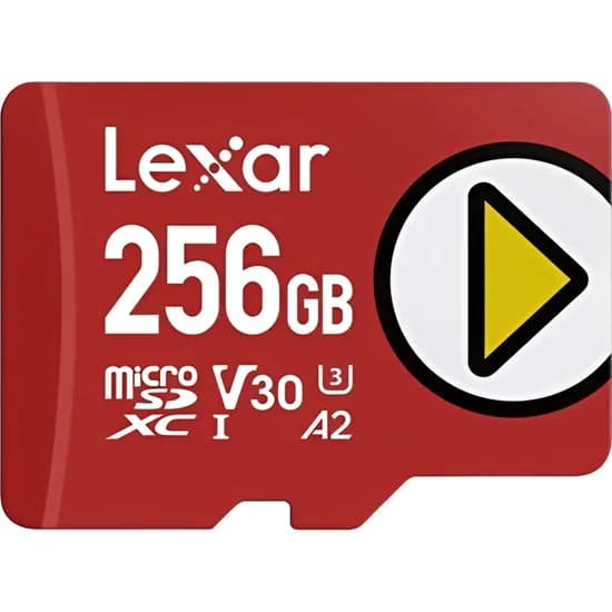 Cartão de Memória Micro SD Lexar Play Gaming/Mobile 256 GB 205-140 MB/s C10 (LMSPLAY256G-BNSNG)