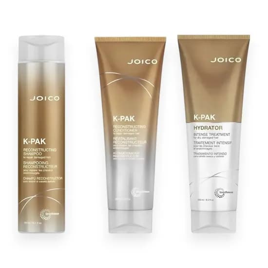 Set Capilar Joico K-Pak Hydrator Intense Shampoo + Acondicionador + Tratamiento