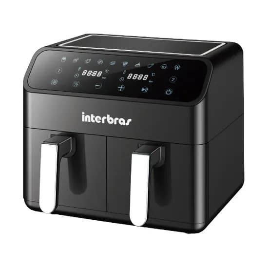 Fritadeira Air Fryer Interbras S40PY 4L+4L 220V