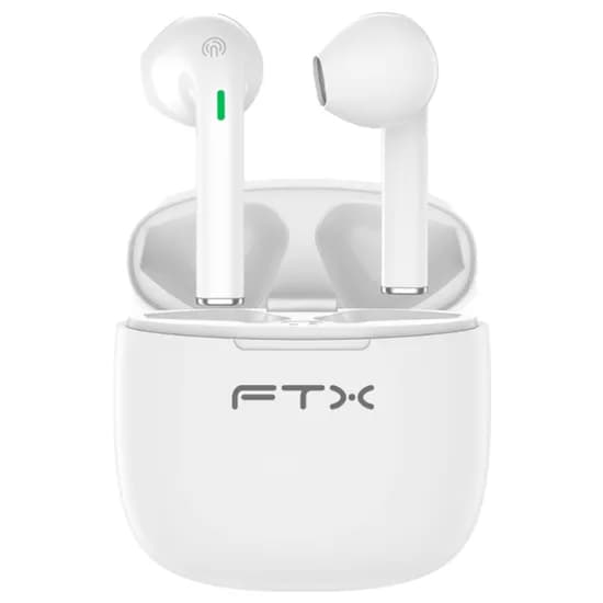 Fone de Ouvido Sem Fio FTX E26P-WH com Bluetooth - Branco