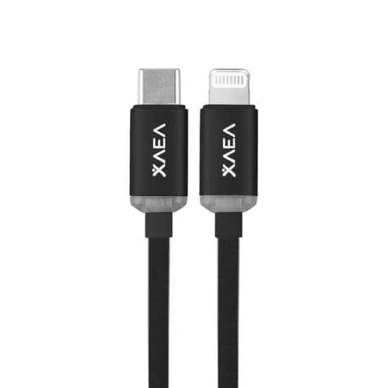 Cabo Xaea Athenea MODX-098 - USB-C/Lightning - 1 Metro - Nylon - Preto