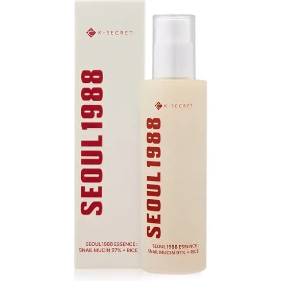 Sérum Facial K-Secret Seoul 1988 Essence: Mucina de Caracol 97% + Arroz - 100ML