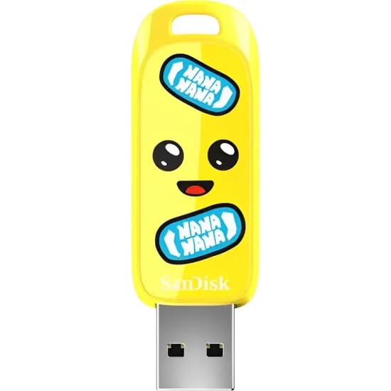 Pendrive Sandisk Fortnite Peely Edition USB 3.2 128 GB - Amarelo (SDCZIF-128G-G46)