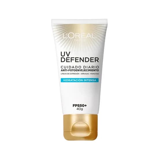Loreal Protector Solar Facial Uv Defender Anti-Brillo SPF50+ 40G