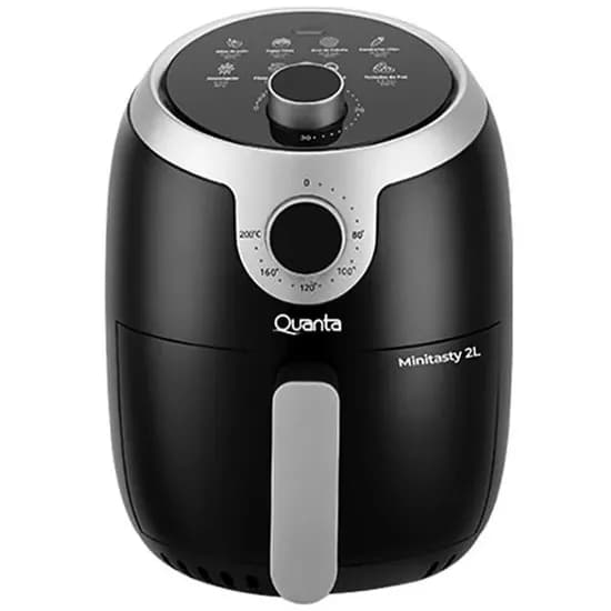 Fritadeira Elétrica Quanta Minitasty QTAF230 1.000 Watts 2 Litros 127V ~ 60HZ - Preto/Prata
