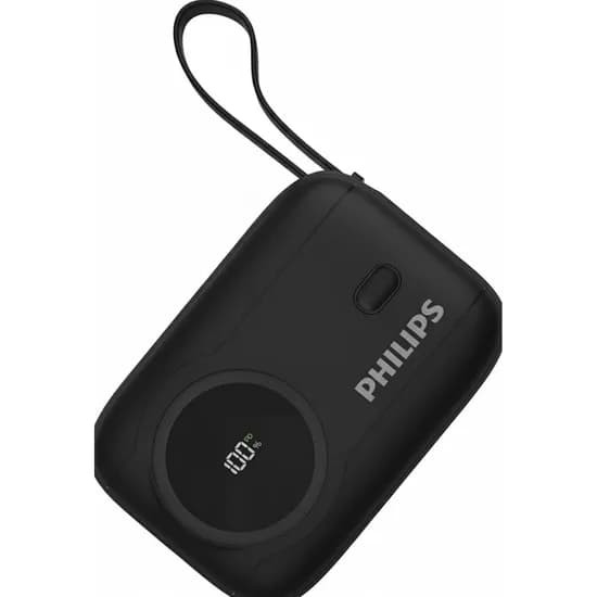 Carregador Portátil Philips DLP8722 10000MAH - Preto