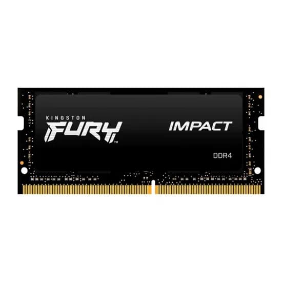 Memória para Notebook Kingston Fury Impact, DDR4 8GB (1X8GB), 3200MHZ, So-DIMM, KF432S20IB/8, Preto