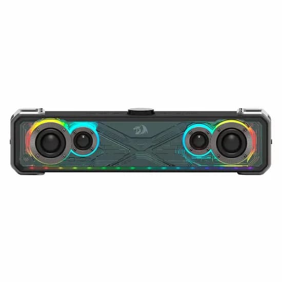 Caixa de Som Redragon Surge GS817 RGB Bluetooth 3.5MM - Preto