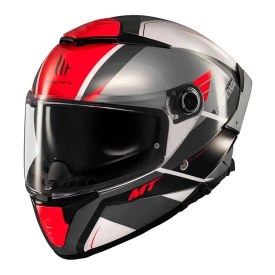 Capacete MT Helmets Thunder 4 SV Freeway A5 - Fechado - Tamanho M - com Óculos Interno - Gloss