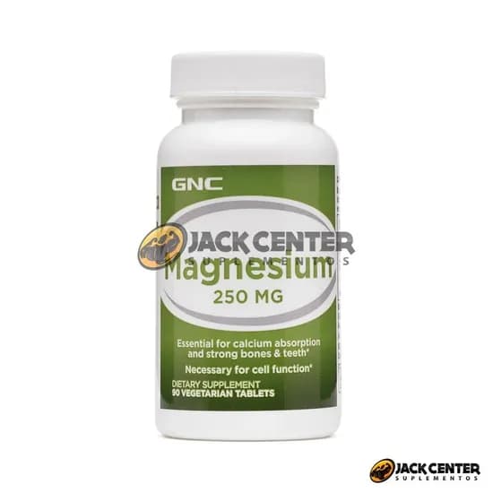 Mineral de Magnesium 250MG 90 Vegetarian Tablets GNC
