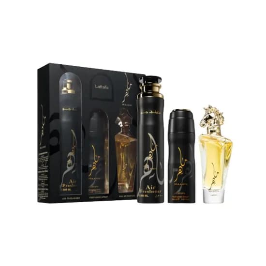 Lattafa Kit Maahir 100ML+Deo+Air Fresh