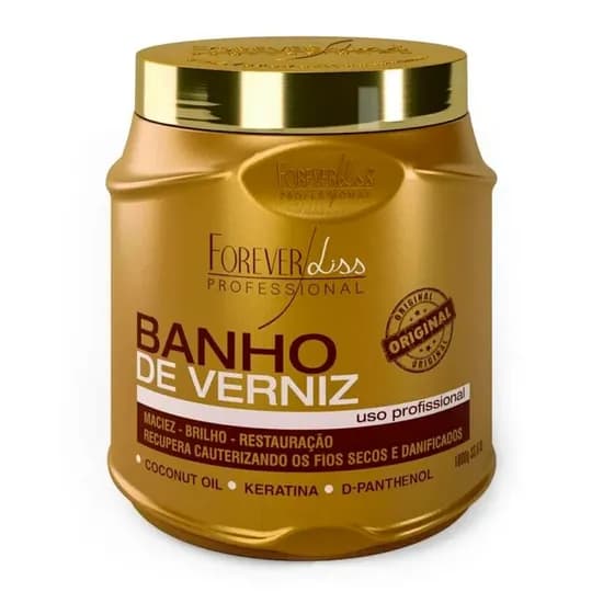 Máscara de Tratamento Forever Liss Banho de Verniz 1KG