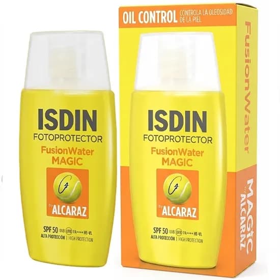 Protetor Solar Facial Isdin Fusion Water Magic Alcaraz SPF 50 50 ML