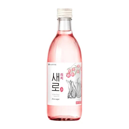 Soju Chumchurum Saero Lychee Sem Açúcar Garrafa 375ML