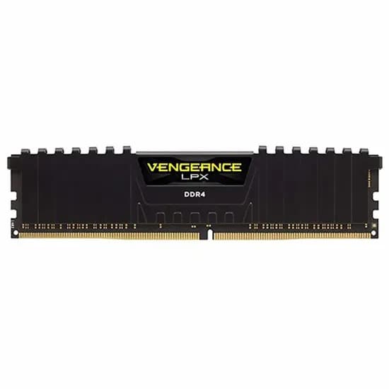 Memória Corsair Vengeance LPX, DDR4 8GB, 3200MHZ, C/DissiPador, CMK8GX4M1Z3200C16, Preto