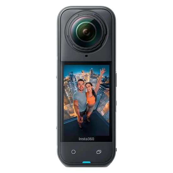 Câmera de Ação INSTA360 X5 Cinsaaha 72MP Wifi + Bolsa de Proteção - Preto
