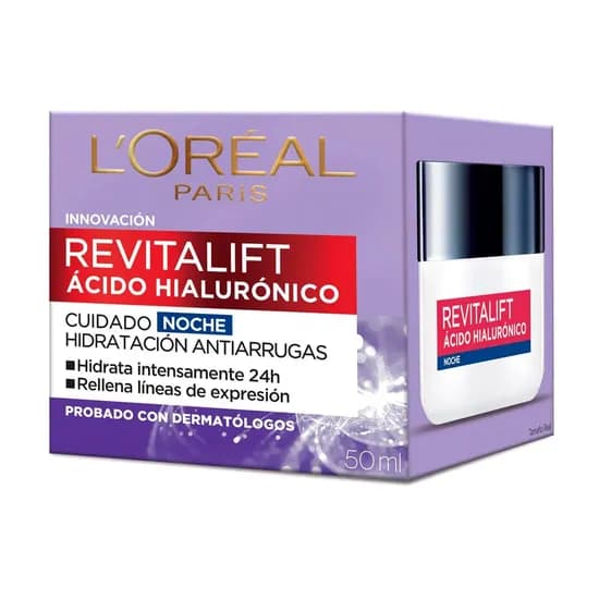 Loreal Crema Hidratante Facial Revitalift Noche 50ML