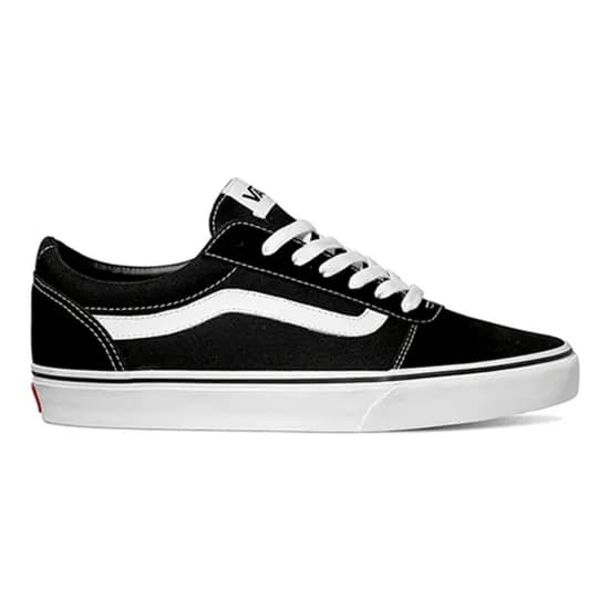 Calzado Vans Ward Suede Canva Negro Masc N383 Cod:VN0A36EMC4R