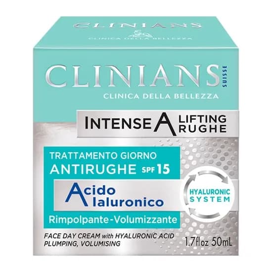 Creme Facial Clinians Antirrugas Dia com Ácido Hialurônico 50ML