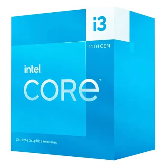 Processador Intel Core i3-14100F Socket LGA 1700 4 Core 8 Threads 3.5GHZ e 4.7GHZ Turbo Cache 12MB