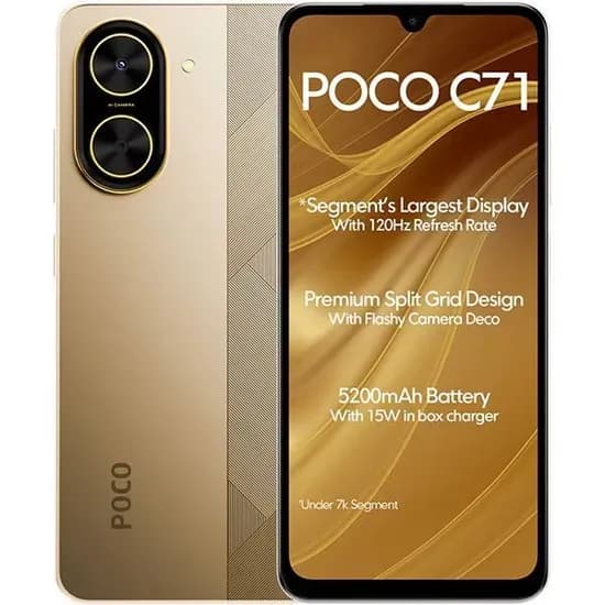 Smartphone Xiaomi Poco C71 64GB 3RAM Gold Global